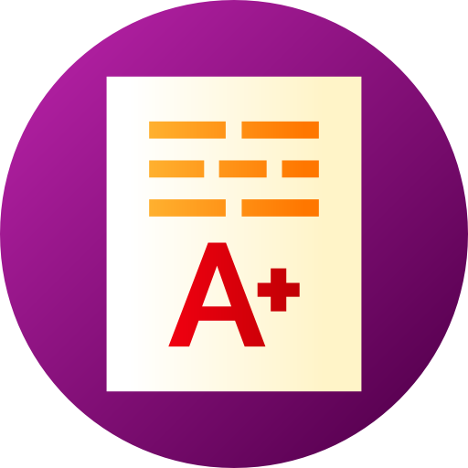 Imagen icónica que representa un examen en papel tradicional